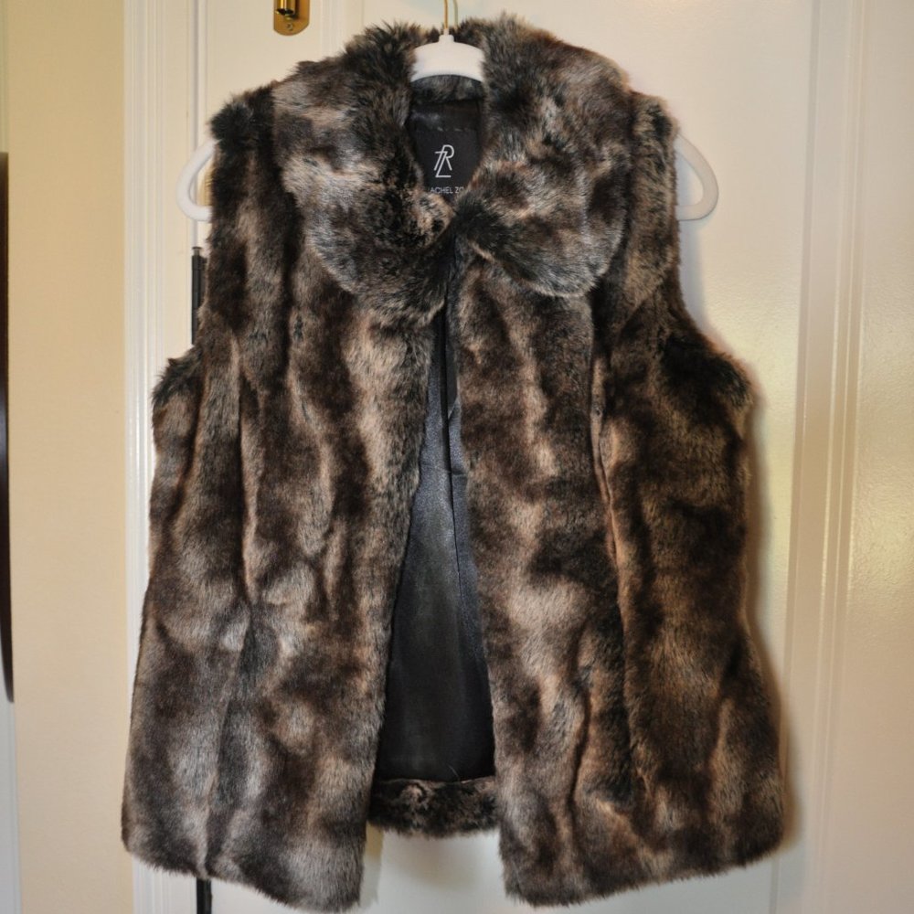 Rachel Zoe Faux Chinchilla Vest